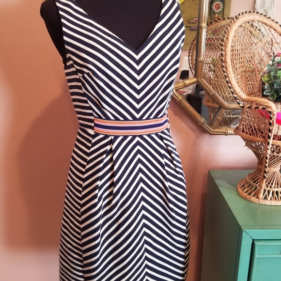 Maeve Anthropologie Striped Dress - Picture 2 of 11